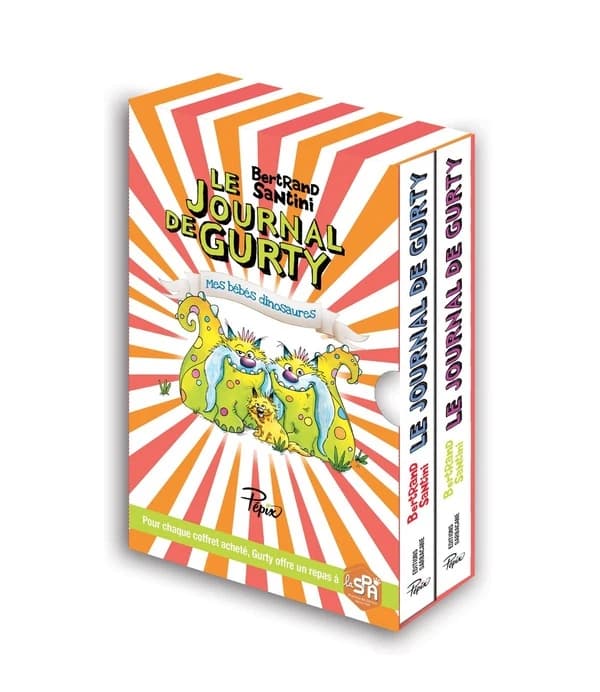 Le journal de Gurty : coffret Tomes 5 et 6 : Mes bébés dinosaures