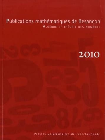 Publications mathématiques de Besançon N° 1
