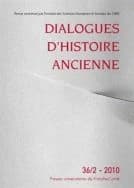 Dialogues d'histoire ancienne N° 36