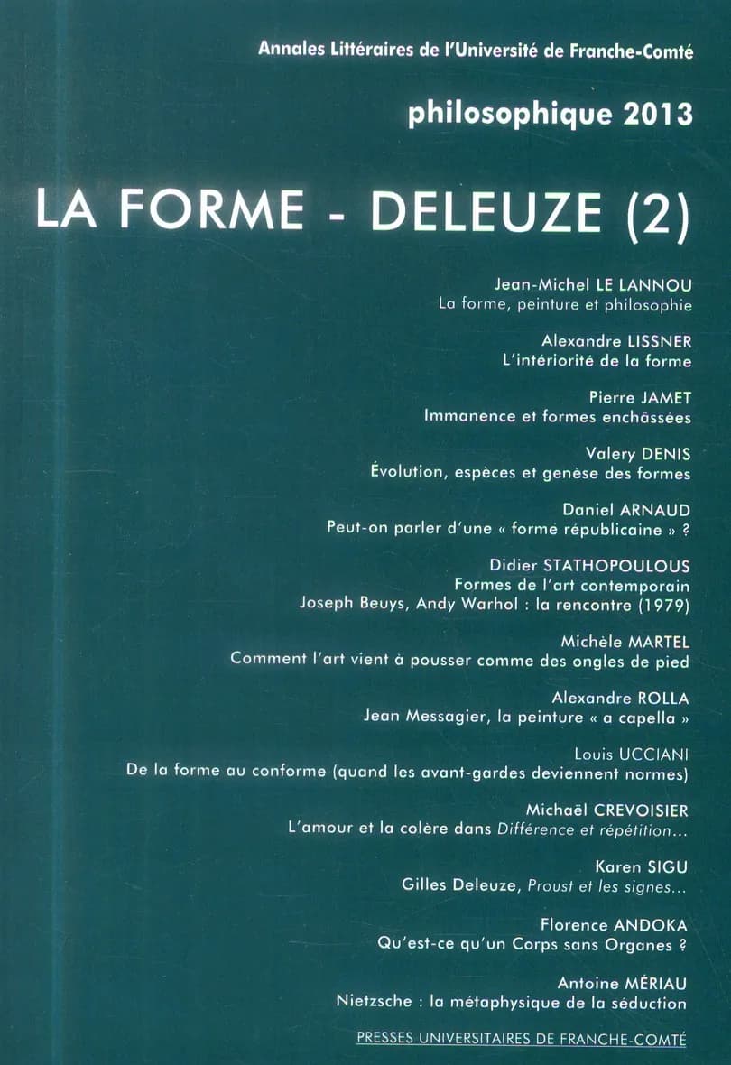 La forme -- Deleuze (2)