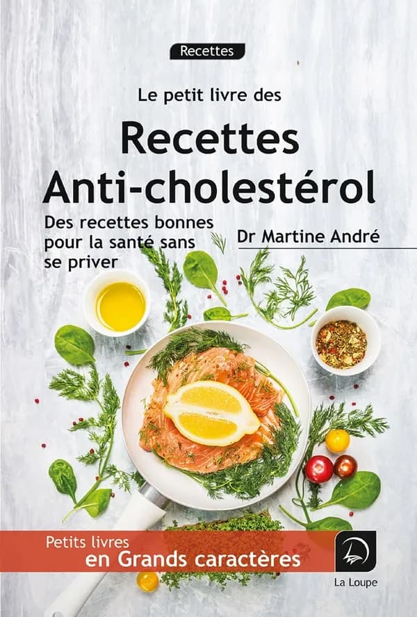 Recettes anti-cholestérol (Éd. en gros caractères) Dr Martine André