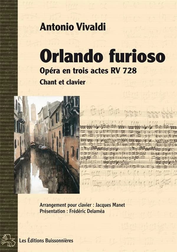Orlando furioso : dramma per musica in tre atti : RV 728