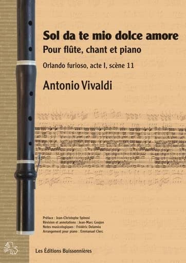 Sol da te, mio dolce amor : extrait de Orlando furioso, acte I, scène 11
