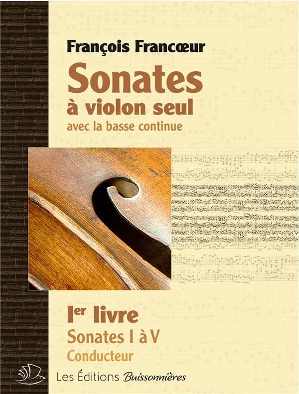 Sonates à violon seul avec la basse continue. Ier livre