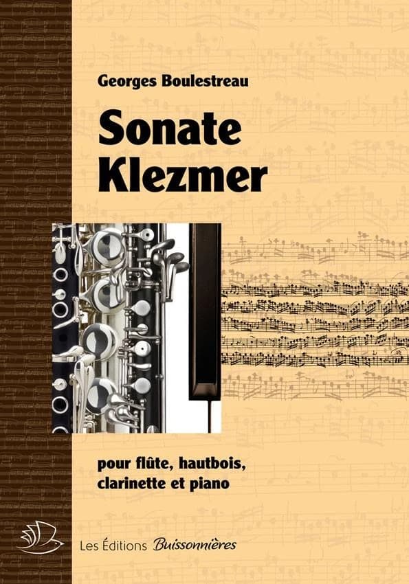 Sonate klezmer : pour flûte, hautbois, clarinette & piano