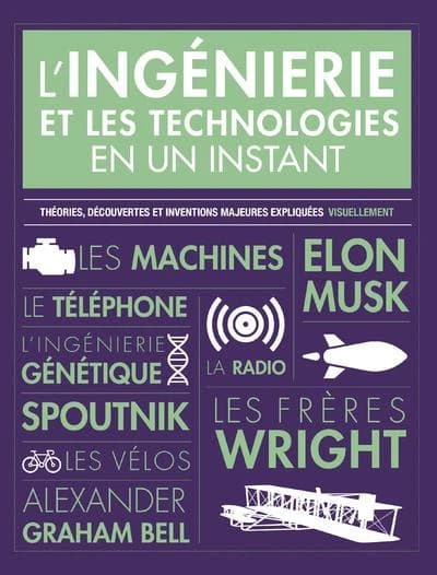 L'ingénierie et les technologies en un instant : théories, découvertes et inventions majeures expliquées visuellement