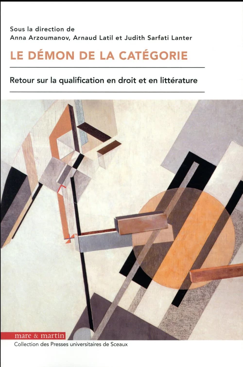 Le démon de la catégorie : retour sur la qualification en droit et en littérature