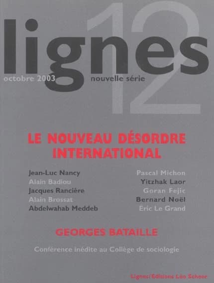 Le nouveau désordre international