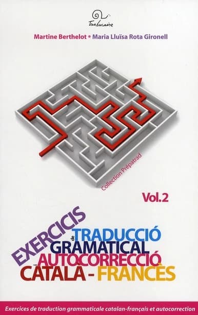 Exercices de traduction grammaticale catalan-français et autocorrection