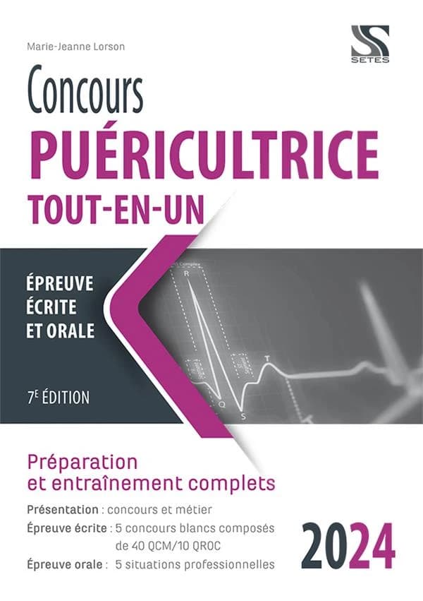 Concours puéricultrice 2024 (7e éd.) Marie-Jeanne Lorson,...