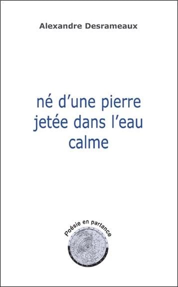 Ne d'une pierre jetee dans l'eau calme