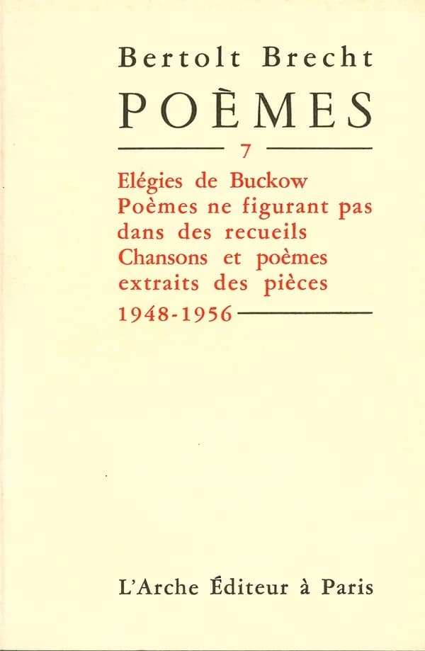 Poèmes 1948-1956, tome 7