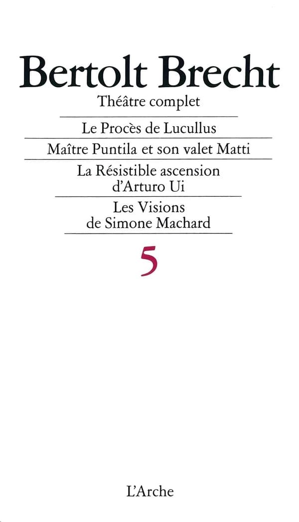Théâtre complet, tome 5