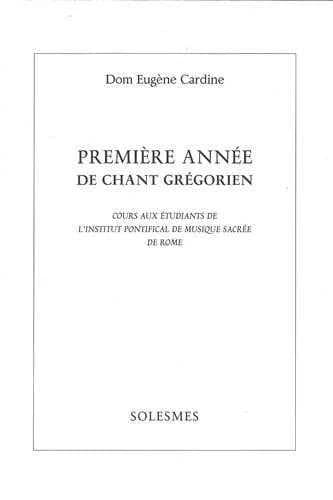 Première année de chant grégorien : cours aux étudiants de l'Institut pontifical de musique sacrée de Rome