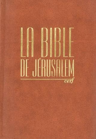 La bible de Jérusalem
