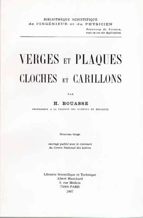 Verges et plaques, cloches et carillons