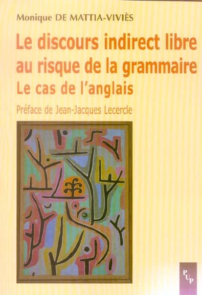Le discours indirect libre au risque de la grammaire : le cas de l'anglais
