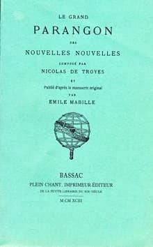 Le grand parangon des nouvelles nouvelles