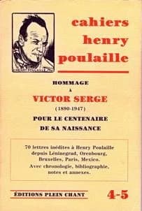 Cahiers Henry Poullaille n°4-5 : Hommage à Victor Serge