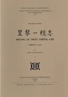 Hoang Lê Nhât Thông Chi (Unification du Royaume sous les Lê) : Tome 1