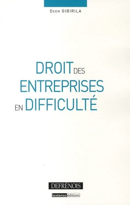 Droit des entreprises en difficulté