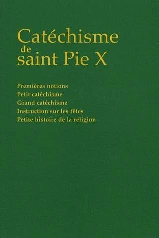 Catéchisme de saint Pie X : premières notions, petit catéchisme, grand catéchisme, instruction sur les fêtes, petite histoire de la religion