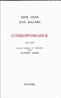 Correspondance avec jean ballard 1935-1970