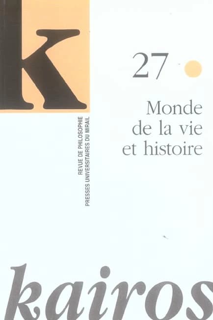 Monde de la vie et histoire