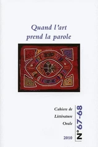 Cahiers de littérature orale, n°67-68