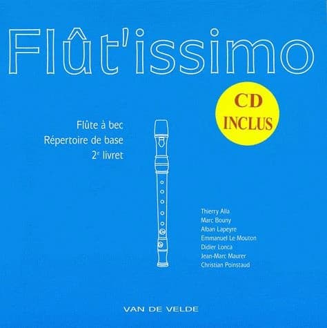 Flut'issimo Tome 2 ; flûte à bec, répertoire de base