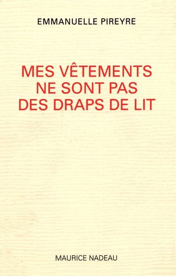 Mes vêtements ne sont pas des draps de lit
