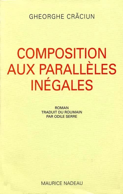 Composition aux parallèles inégales : roman