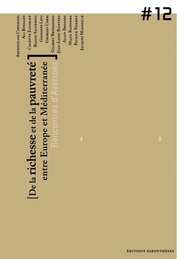 De la richesse et de la pauvreté entre Europe et Méditerranée