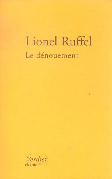 Le dénouement : essai