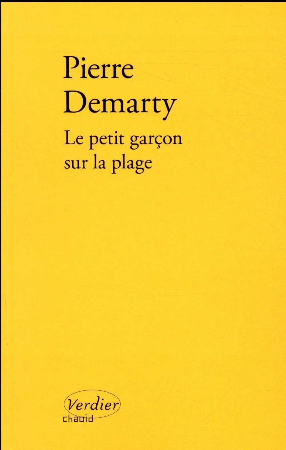 Le petit garçon sur la plage : roman