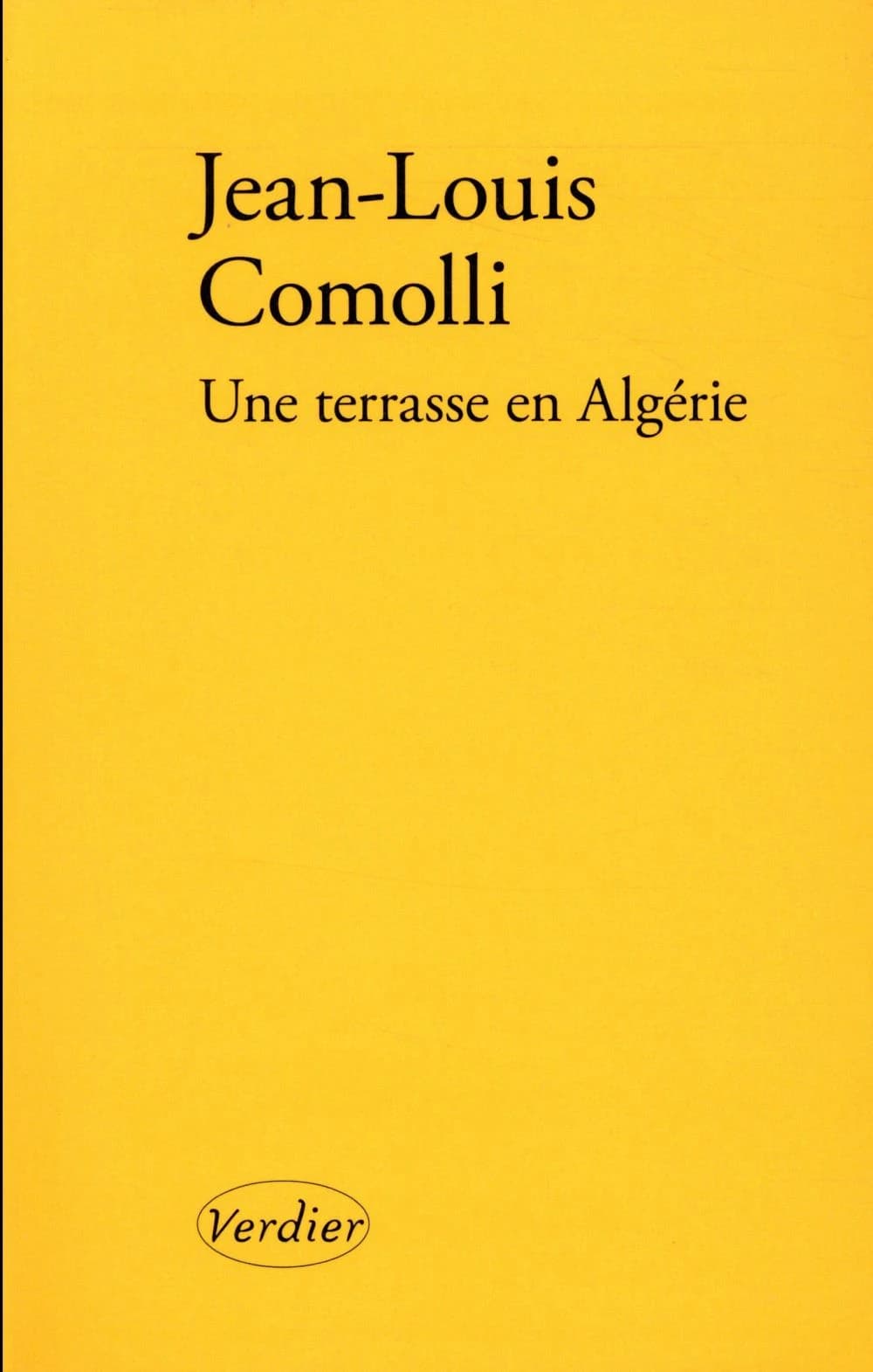 Une terrasse en Algérie : récit