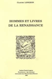 Hommes et livres de la Renaissance : choix des principaux articles publiés