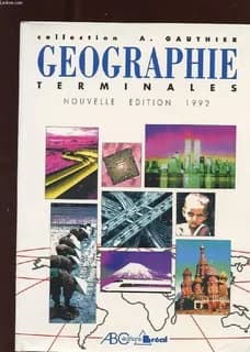 Géographie ; terminale