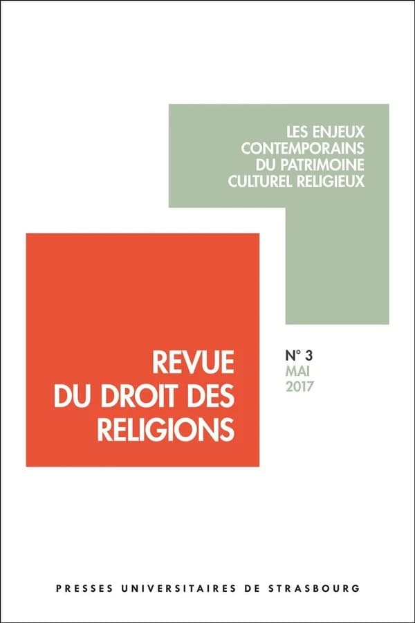 Revue du droit des religions n° 3