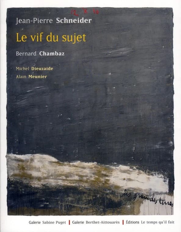 Le vif du sujet : Jean-Pierre Schneider