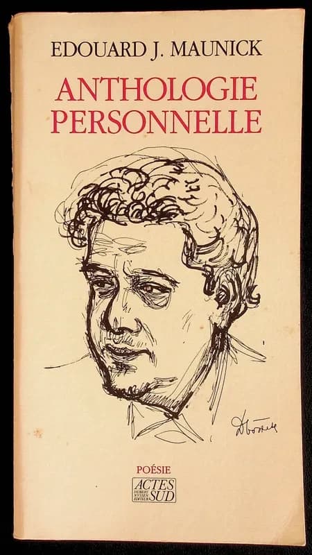 Anthologie personnelle : poésie