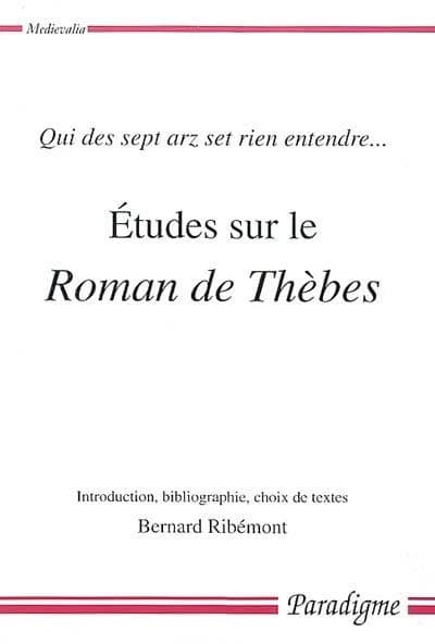 Études sur le "Roman de Thèbes"