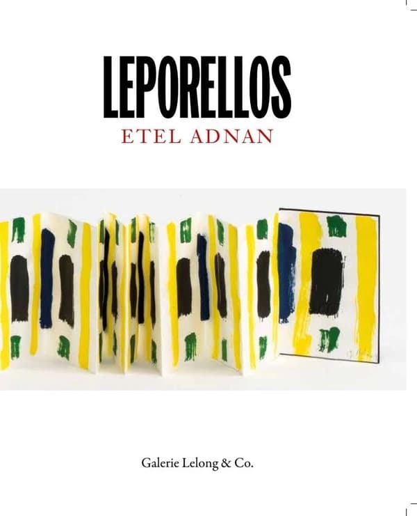 Leporellos : Etel Adnan : [exposition, Paris, Galerie Lelong & Co., 23 janvier-7 mars 2020]