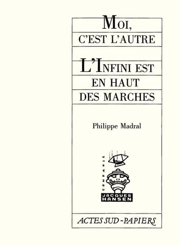 Moi, c'est l'autre ; l'Infini est en haut des marches : [Théâtre de l'Est parisien, 4 janvier 1974]
