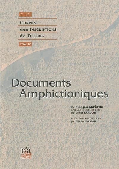 Documents amphictioniques