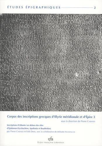 Corpus des inscriptions grecques d'Illyrie méridionale et d'Épire