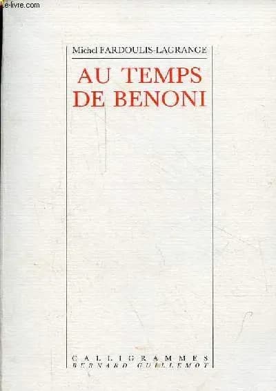 Au temps de Benoni