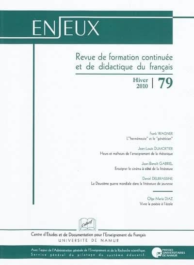 Enjeux n° 79 : Hiver 2010