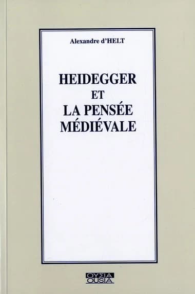 Heidegger et la pensée médiévale