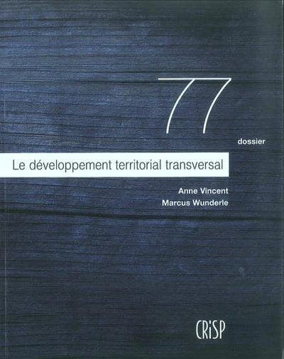 Le developpement territorial transversal